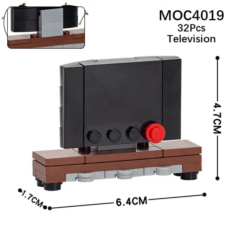 City Furniture Building Blocks Set For Kids DIY MOC Toys - ToylandEU