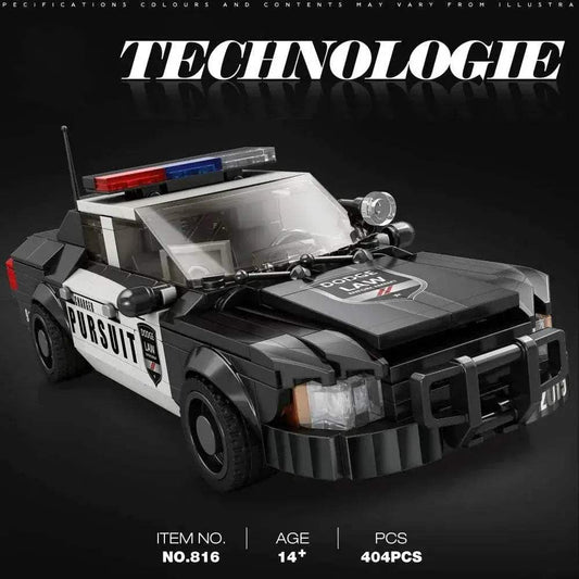  MOC City Police Car Building Blocks Set 404 PCS Model Kit MOC -  ToylandEU™