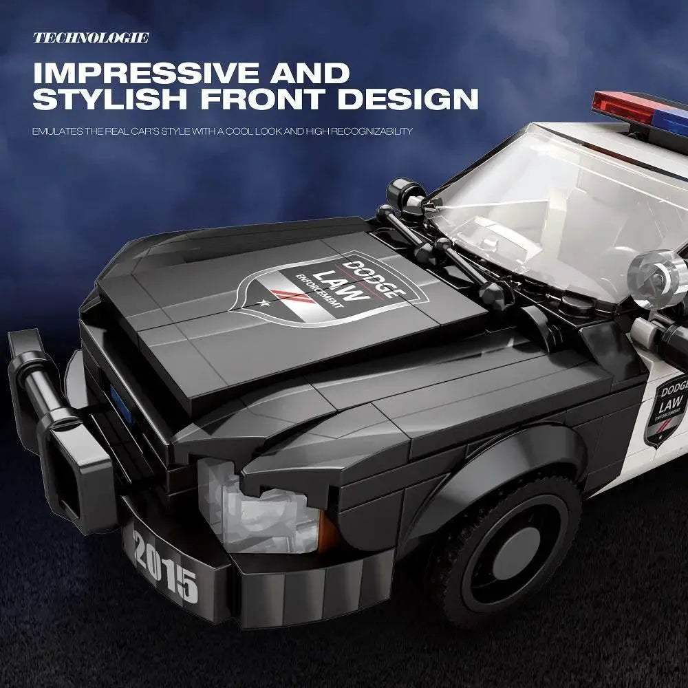 City Police Car Building Blocks Set 404 PCS Model Kit MOC - ToylandEU