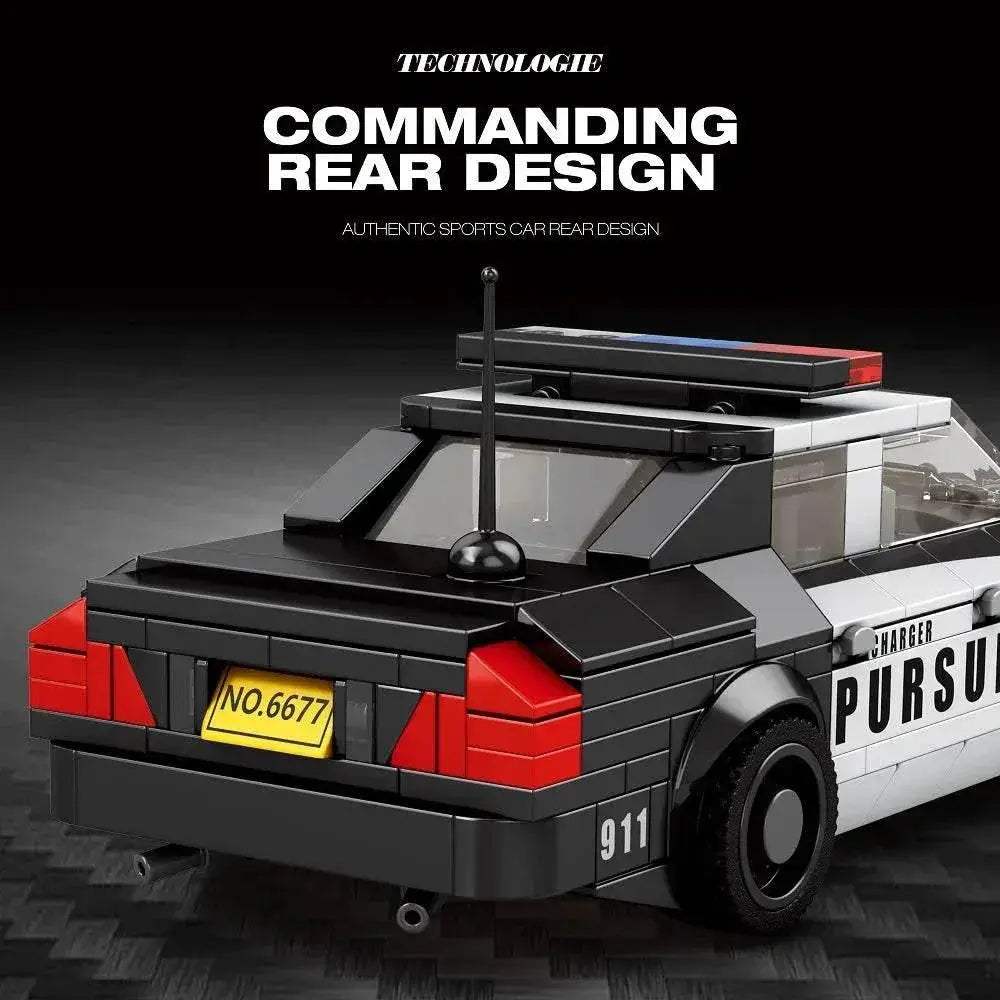 City Police Car Building Blocks Set 404 PCS Model Kit MOC - ToylandEU