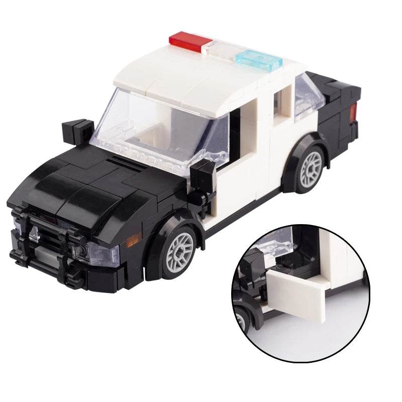 MOC City Retro Vintage Car Military Pickup Truck Building Kit Building Bricks MOC - ToylandEU