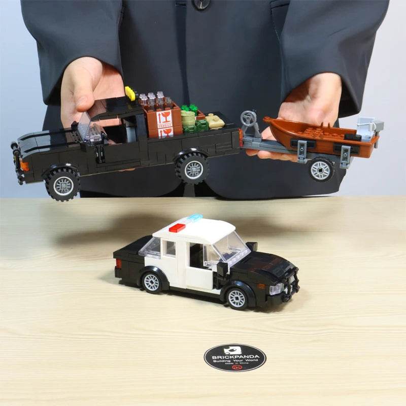 MOC City Retro Vintage Car Military Pickup Truck Building Kit Building Bricks MOC - ToylandEU