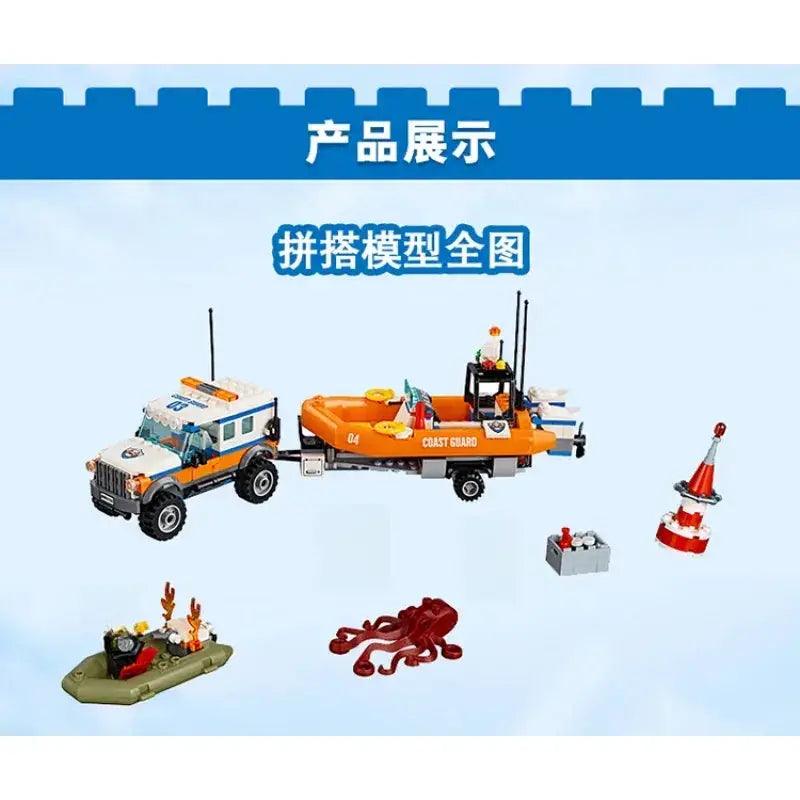  MOC City Series Off Road 4x4 Trailer Blocks Educational -  ToylandEU™