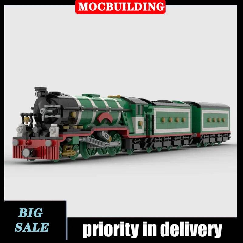 MOC City Train Locomotive Model Building Block Toy Gifts - ToylandEU