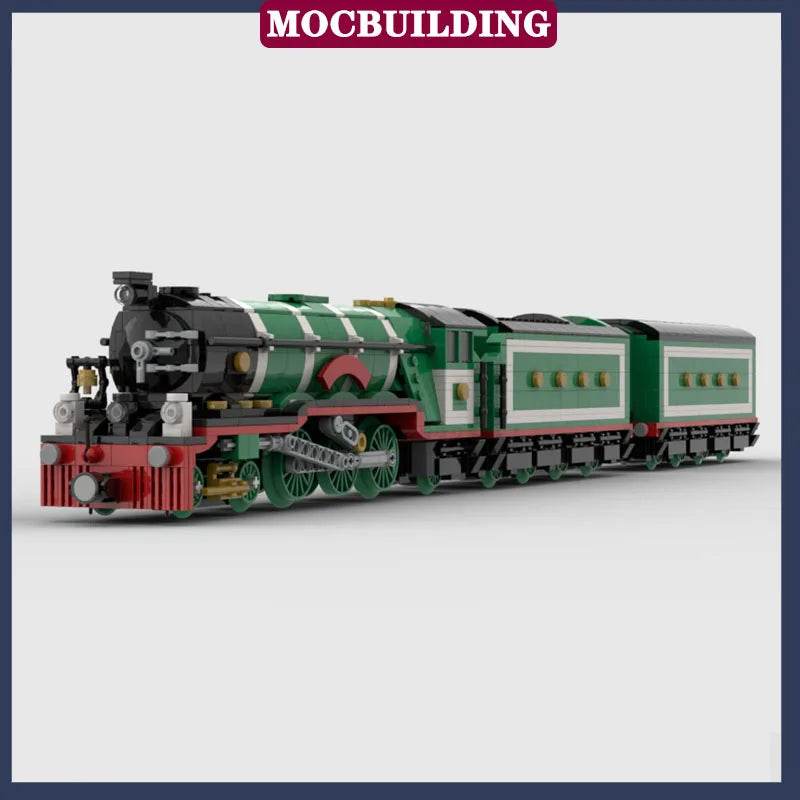 MOC City Train Locomotive Model Building Block Toy Gifts - ToylandEU