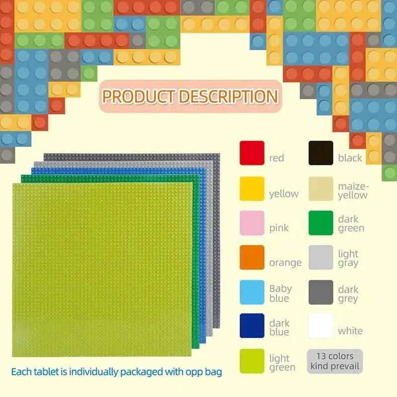  MOC Classic Baseplate 50X50 32X32 16X32 16X16 Dots Building Blocks -  ToylandEU™