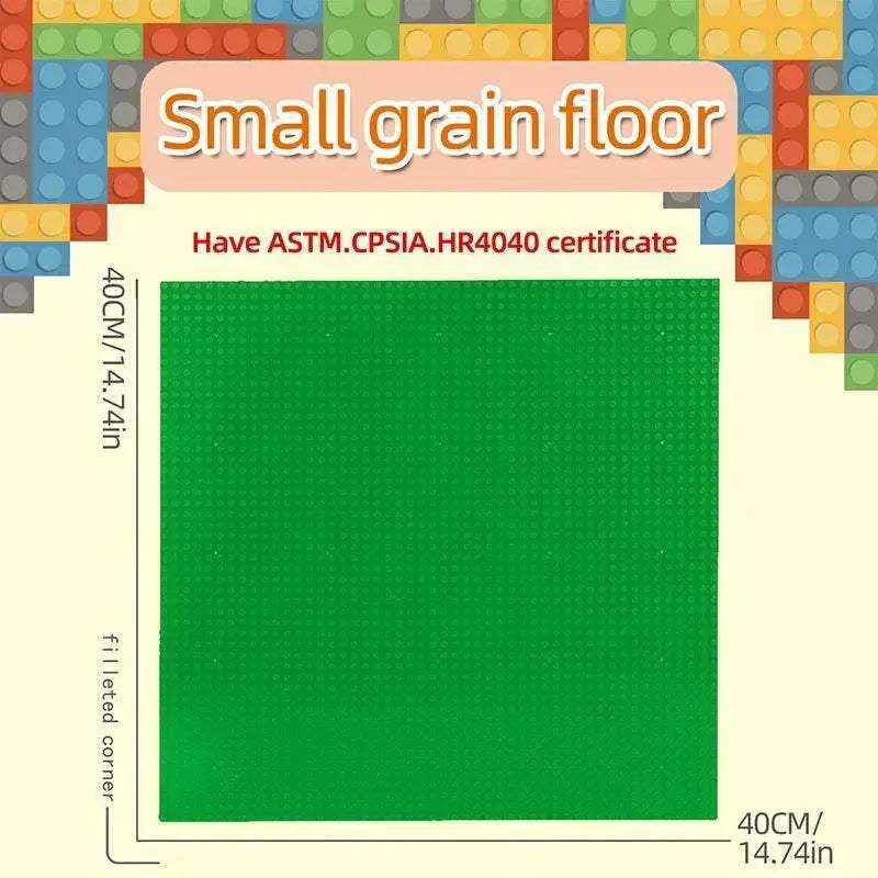 Classic Baseplate 50X50 32X32 16X32 16X16 Dots Building Blocks - ToylandEU