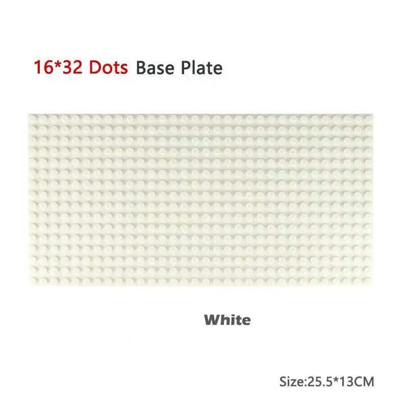 Classic Baseplate 50X50 32X32 16X32 16X16 Dots Building Blocks - ToylandEU