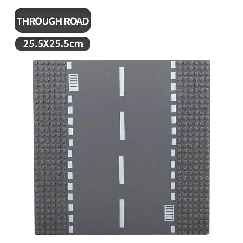  MOC Classic Building Blocks Base Plate City Street View Traffic Road -  ToylandEU™