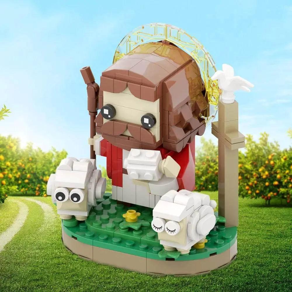  MOC Classic Christianity God Shepherd Building Block Toys Building Bricks MOC -  ToylandEU™