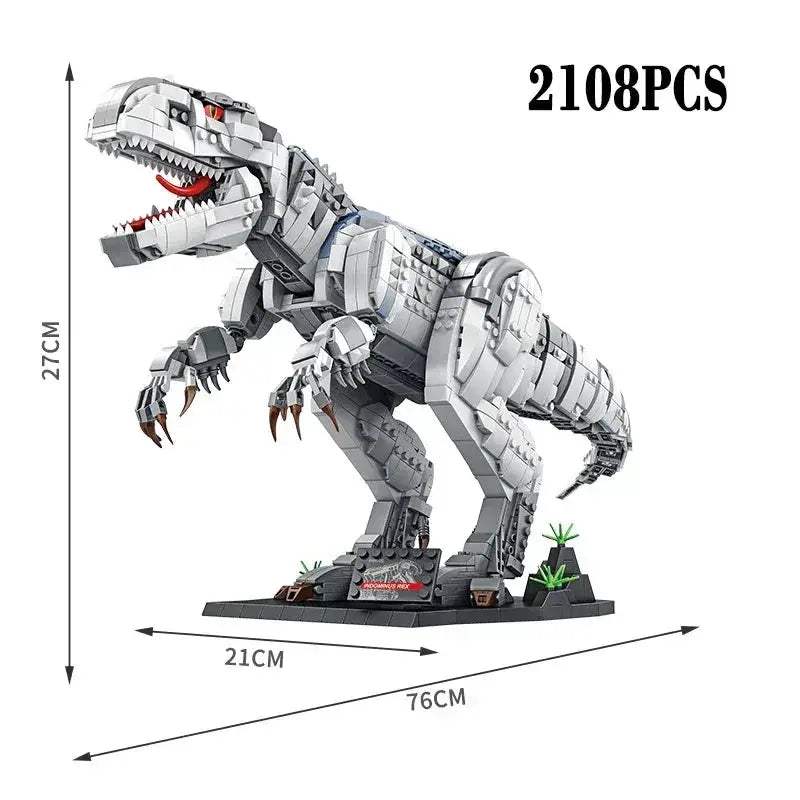 Colorful Dinosaur Building Blocks Set With Over 800 Pieces - ToylandEU