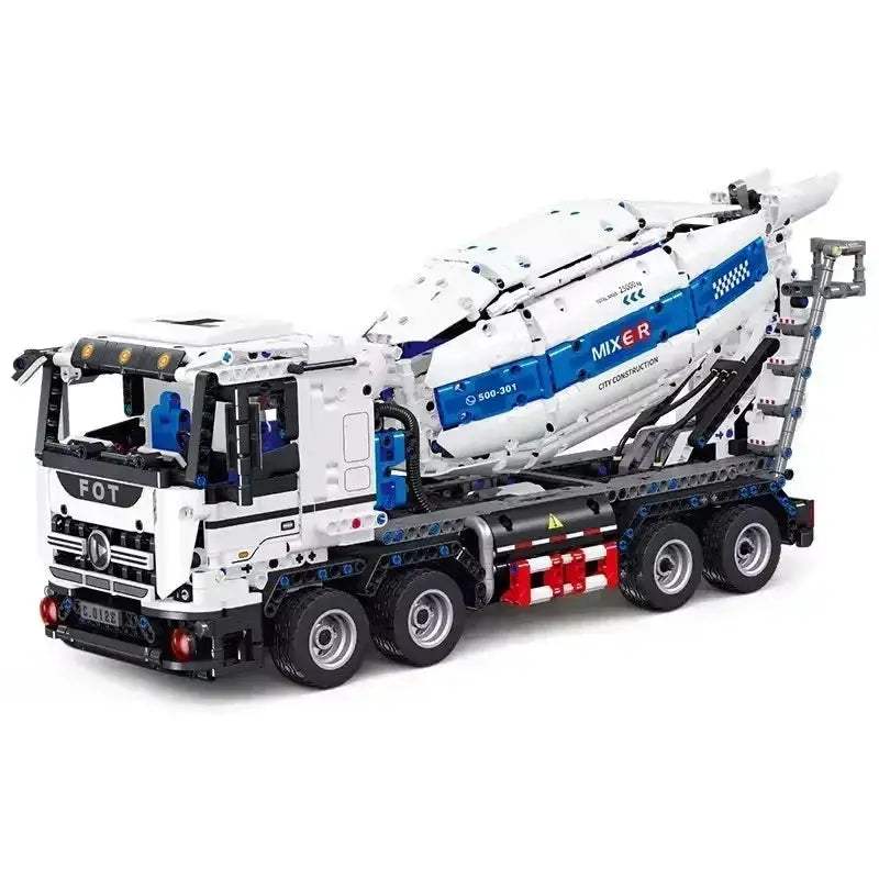Concrete Mixer Truck Building Blocks Set For Kids Educational - ToylandEU
