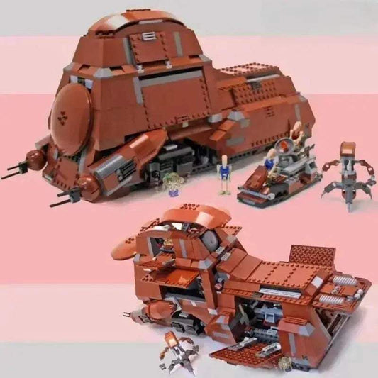  Cosmic Warship Tank Building Blocks Set Durable Plastic -  ToylandEU™
