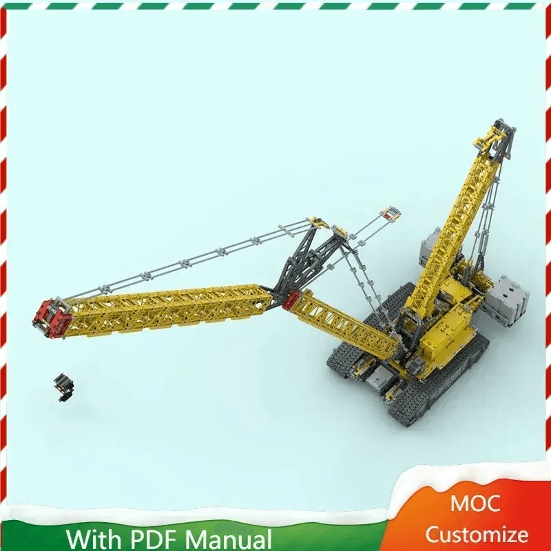 Crawler Crane Building Blocks Set For Creative Learning - ToylandEU