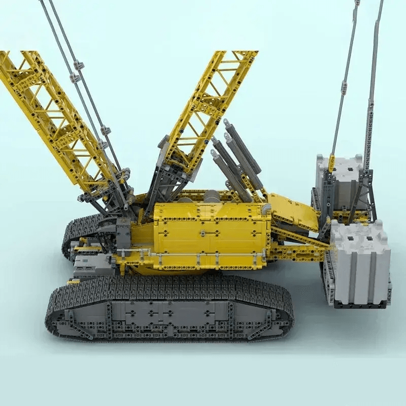 Crawler Crane Building Blocks Set For Creative Learning - ToylandEU