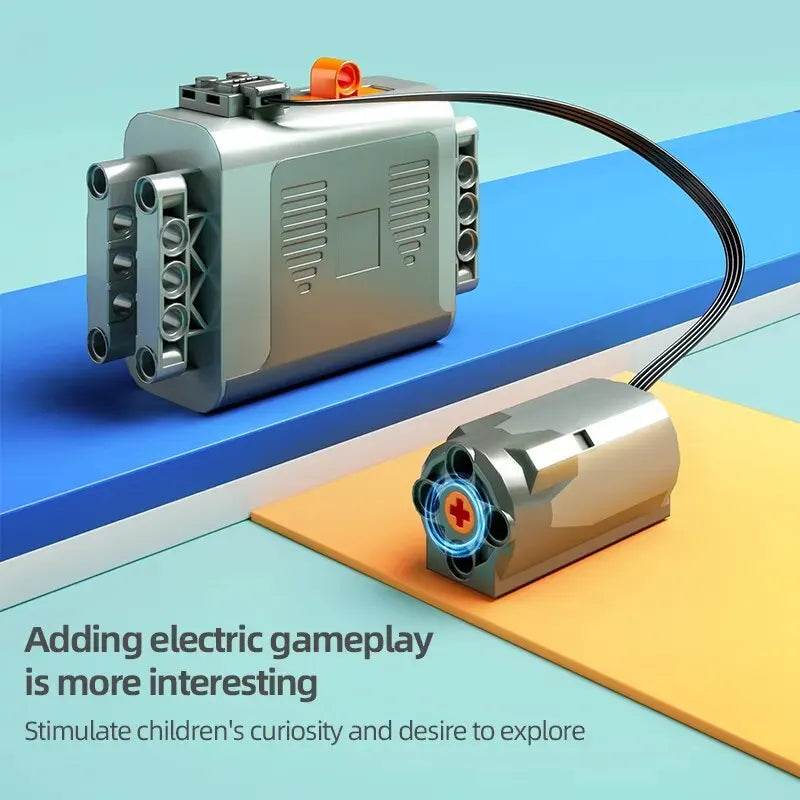 MOC Creative 606-Piece Motorized Building Block Set for Kids STEM Learning Building Bricks MOC - ToylandEU