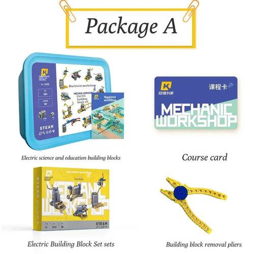 MOC Creative 606-Piece Motorized Building Block Set for Kids STEM Learning Building Bricks MOC - ToylandEU