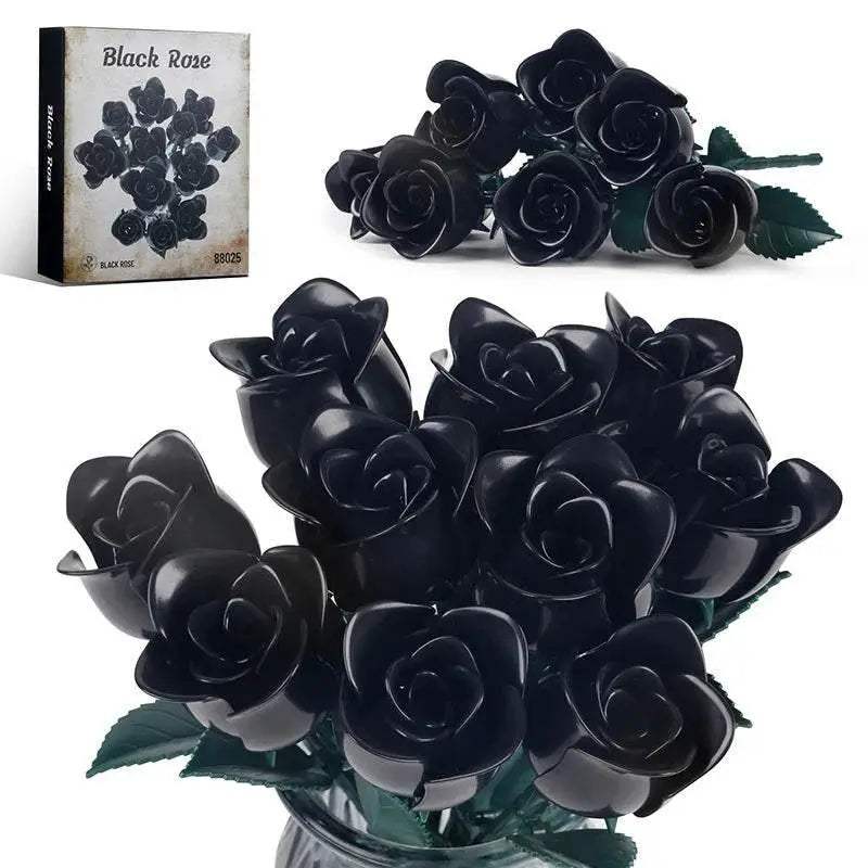  Magical 18Pc Black Rose Blocks Bouquet Toyland EU -  ToylandEU™