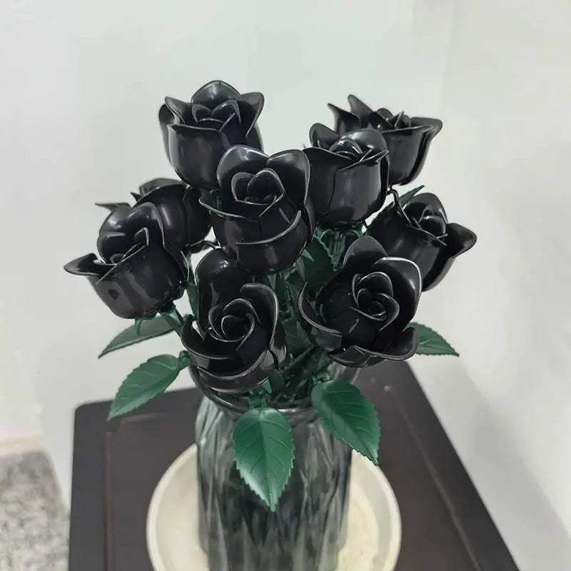  Magical 18Pc Black Rose Blocks Bouquet Toyland EU -  ToylandEU™