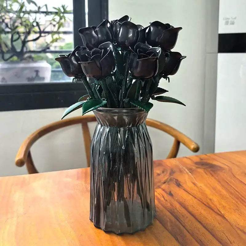  Magical 18Pc Black Rose Blocks Bouquet Toyland EU -  ToylandEU™