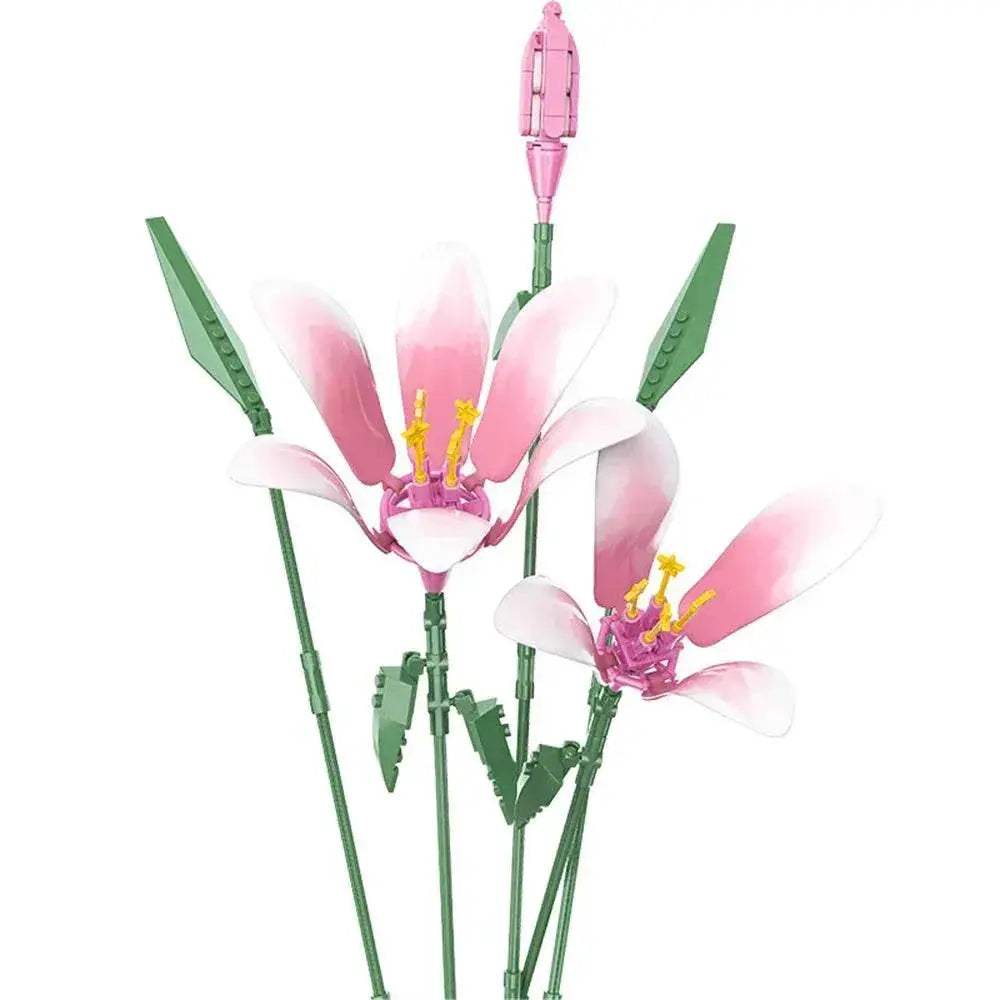 Creative Building Blocks Flower Lily Bouquet For Kids - ToylandEU