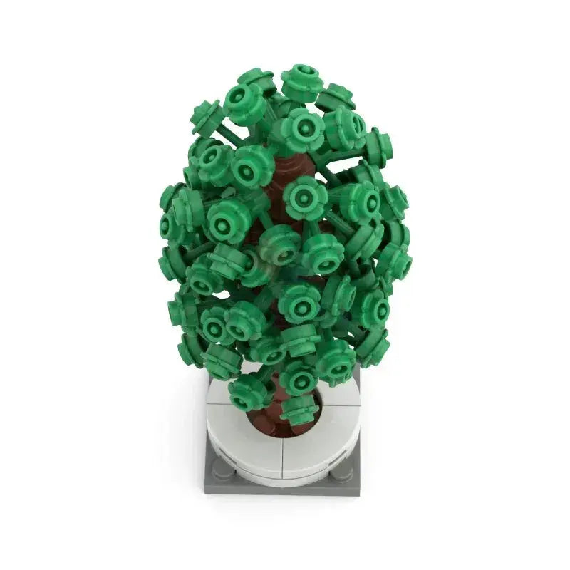 MOC Creative Building Blocks Flower Tree Garden City Scene Set - ToylandEU