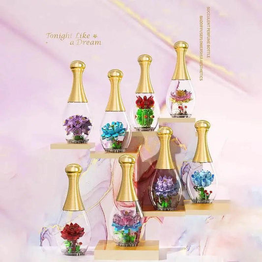  MOC Creative Flower In A Bottle Building Blocks DIY Toy Gift -  ToylandEU™