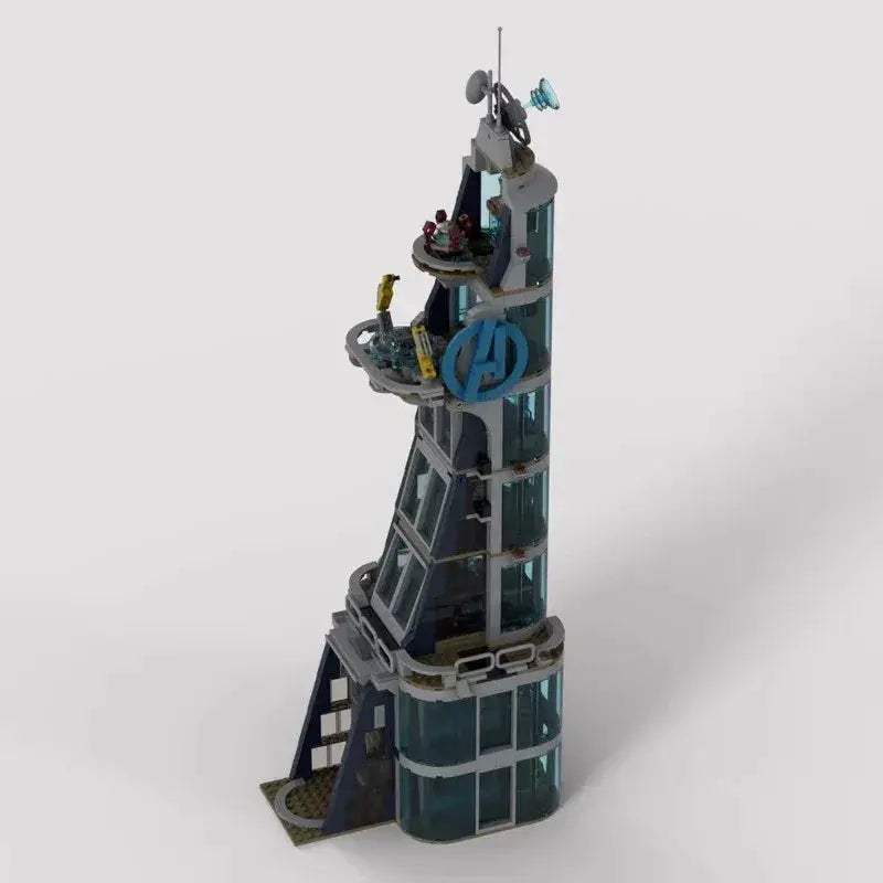 Creative Lego Compatible Building Blocks City House Superhero Figures Tower Battle Of NY Hall Of Armor Set For Kids - ToylandEU