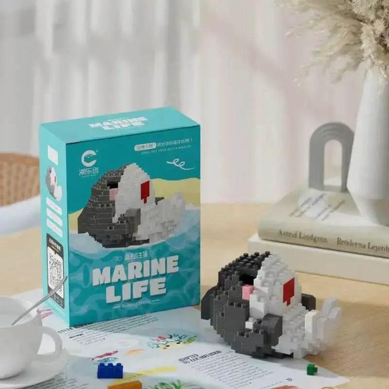  MOC Creative Ocean World Animal Particle Building Blocks Toys -  ToylandEU™