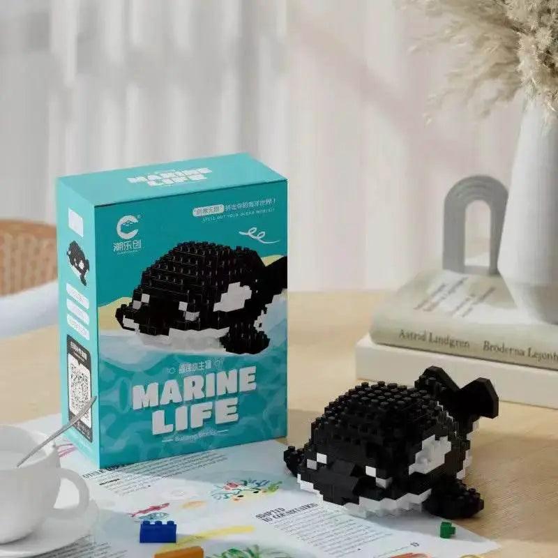  MOC Creative Ocean World Animal Particle Building Blocks Toys -  ToylandEU™