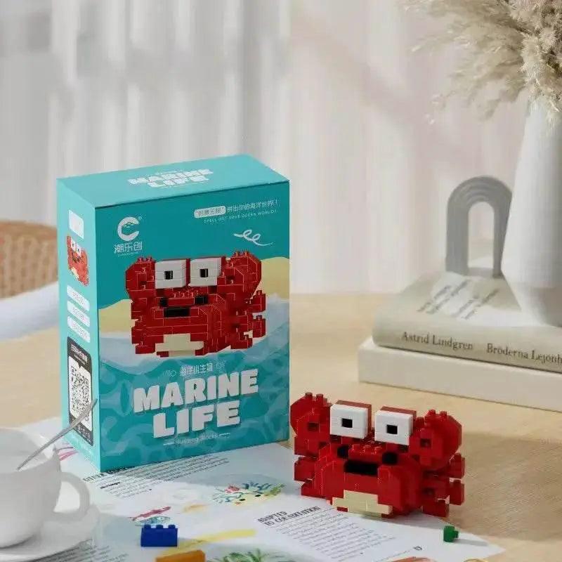  MOC Creative Ocean World Animal Particle Building Blocks Toys -  ToylandEU™