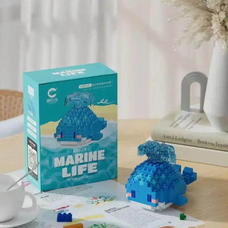  MOC Creative Ocean World Animal Particle Building Blocks Toys -  ToylandEU™