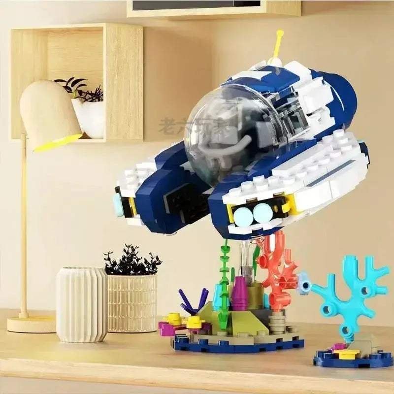 Creative Submarine Sea Goose Building Blocks Set For Kids - ToylandEU
