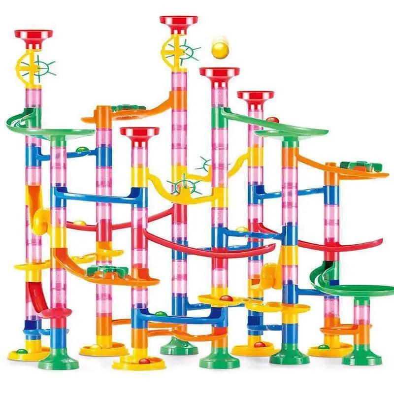  MOC Creative Track Pipe Building Blocks for Kids - Marble Race Maze Toys -  ToylandEU™