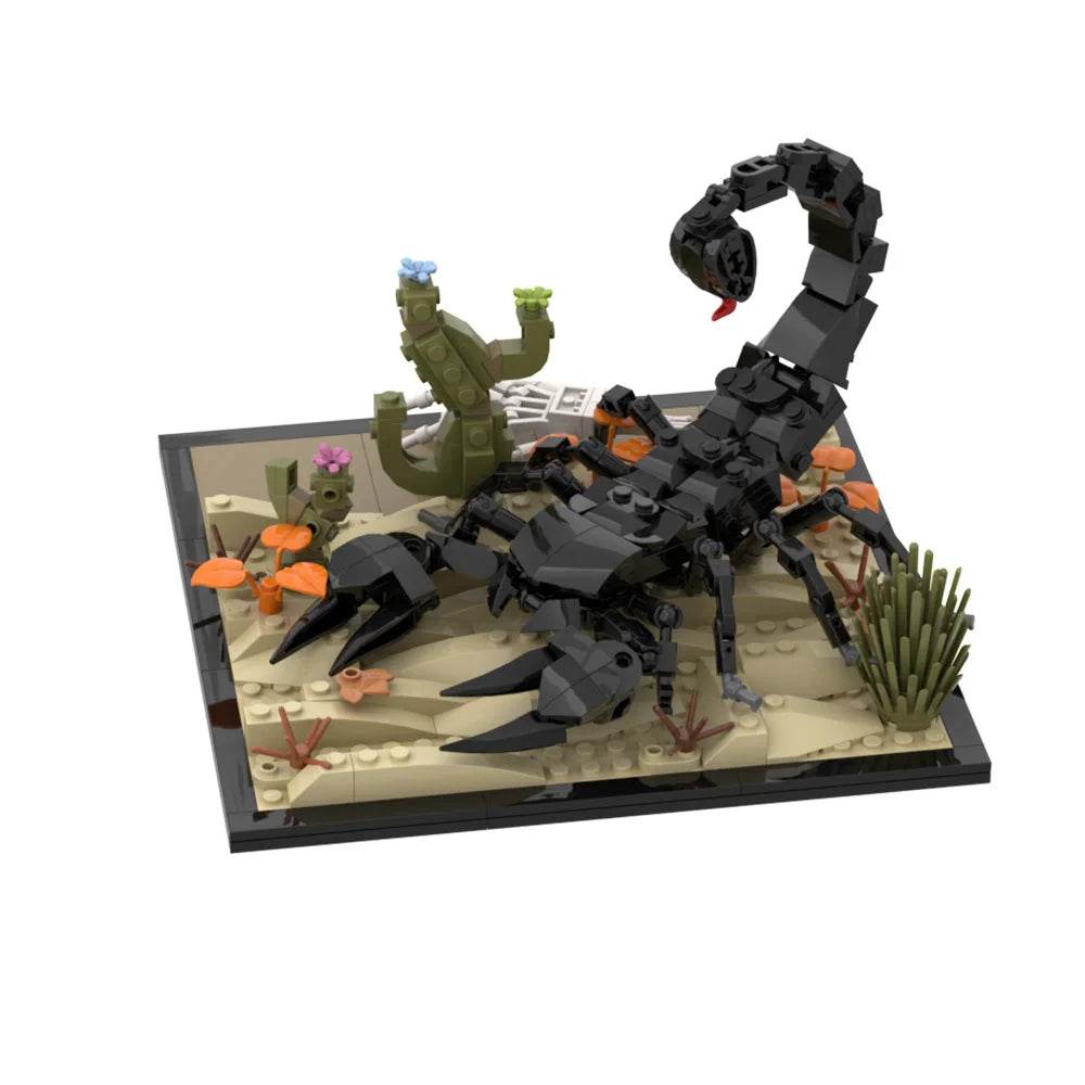 MOC Creepy Scorpion Building Blocks Movable Animal Building Bricks MOC Gift - ToylandEU