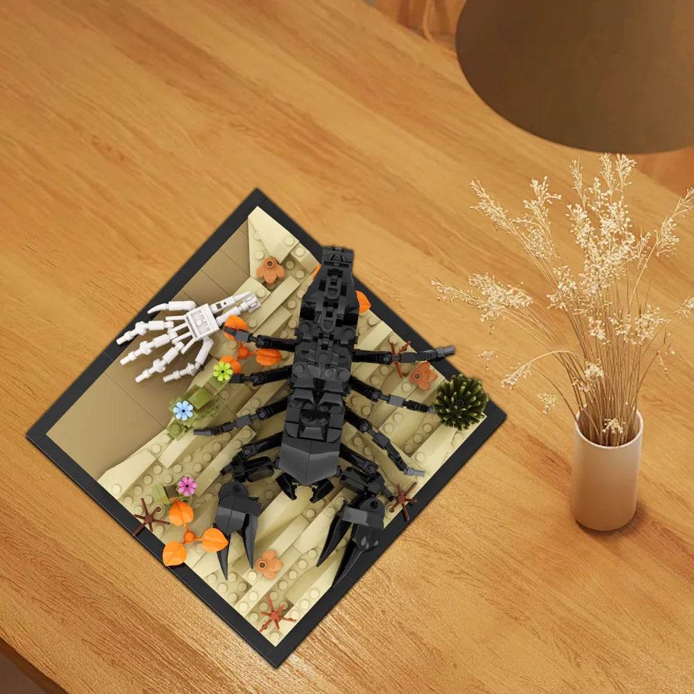 MOC Creepy Scorpion Building Blocks Movable Animal Building Bricks MOC Gift - ToylandEU