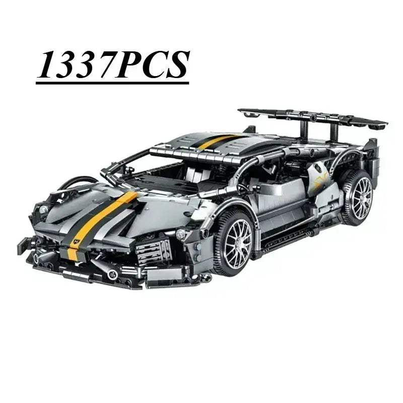 DIY Building Blocks Sports Car Set 1337 Pieces Great Gift - ToylandEU