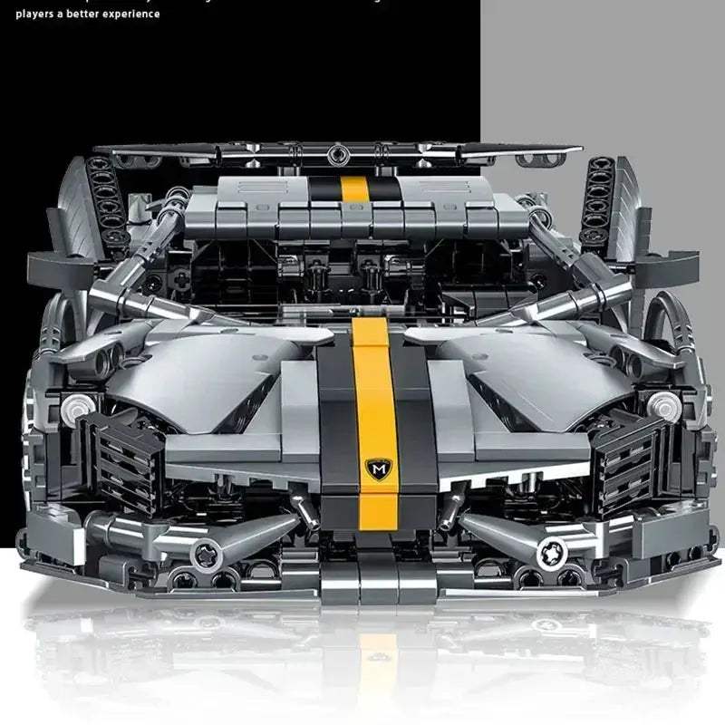 DIY Building Blocks Sports Car Set 1337 Pieces Great Gift - ToylandEU