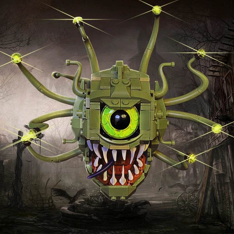 MOC DIY Dungeonsed Beholders Demo Cannibal Monster Kit Building Bricks MOC - ToylandEU