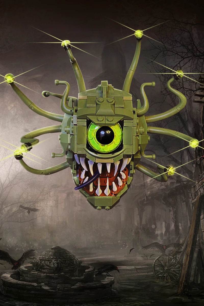 MOC DIY Dungeonsed Beholders Demo Cannibal Monster Kit Building Bricks MOC - ToylandEU