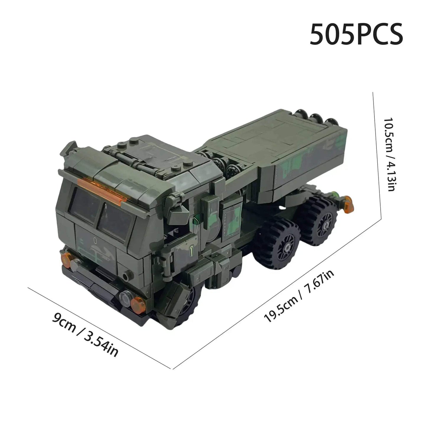MOC MOC DIY Military Building Blocks Kit Lego Compatible Tank - ToylandEU
