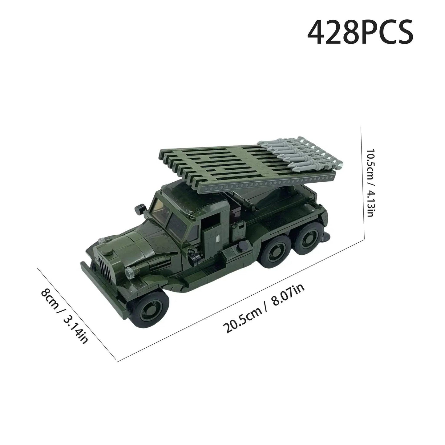 MOC MOC DIY Military Building Blocks Kit Lego Compatible Tank - ToylandEU