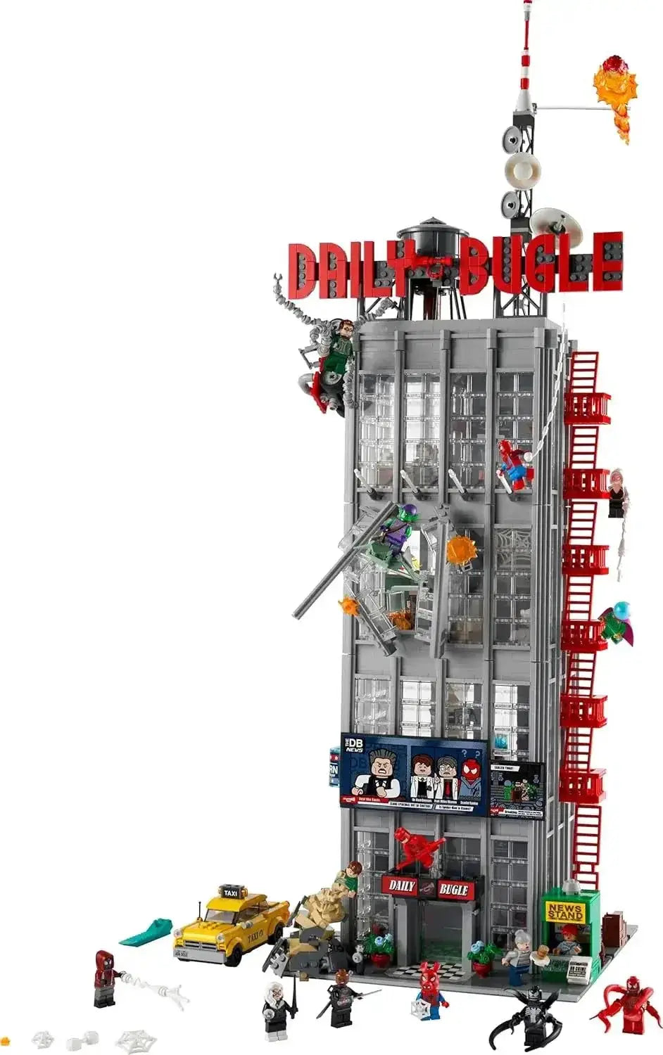 Daily Bugle Skyscraper Building Set For Epic City Skyline Showpiece - Toys Galore LLC