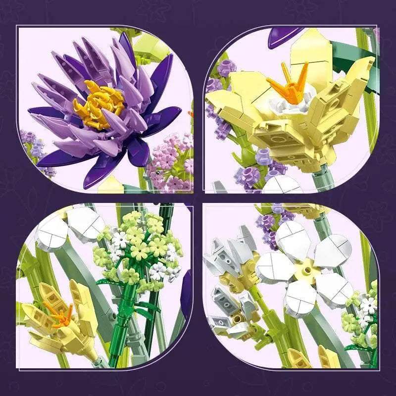  Romantic Building Blocks 891 Bouquet Toyland EU -  ToylandEU™