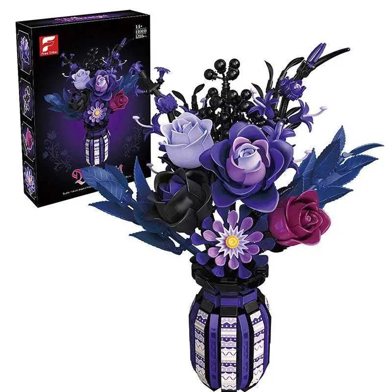 Deluxe Building Blocks Flower Bouquet Set For Home Decor - ToylandEU