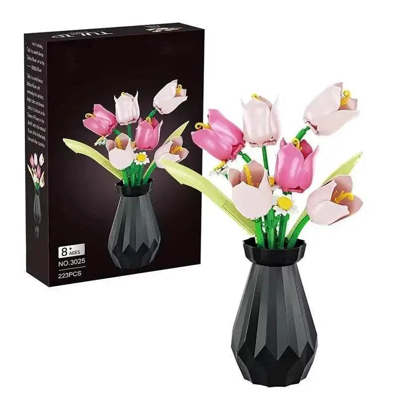 Deluxe Building Blocks Flower Bouquet Set For Home Decor - ToylandEU