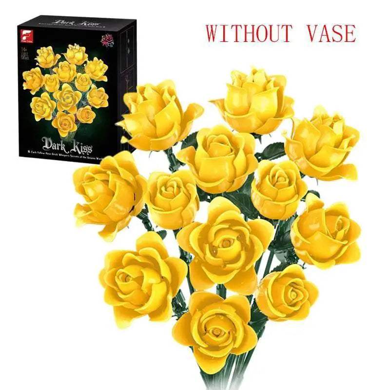 Deluxe Building Blocks Flower Bouquet Set For Home Decor - ToylandEU