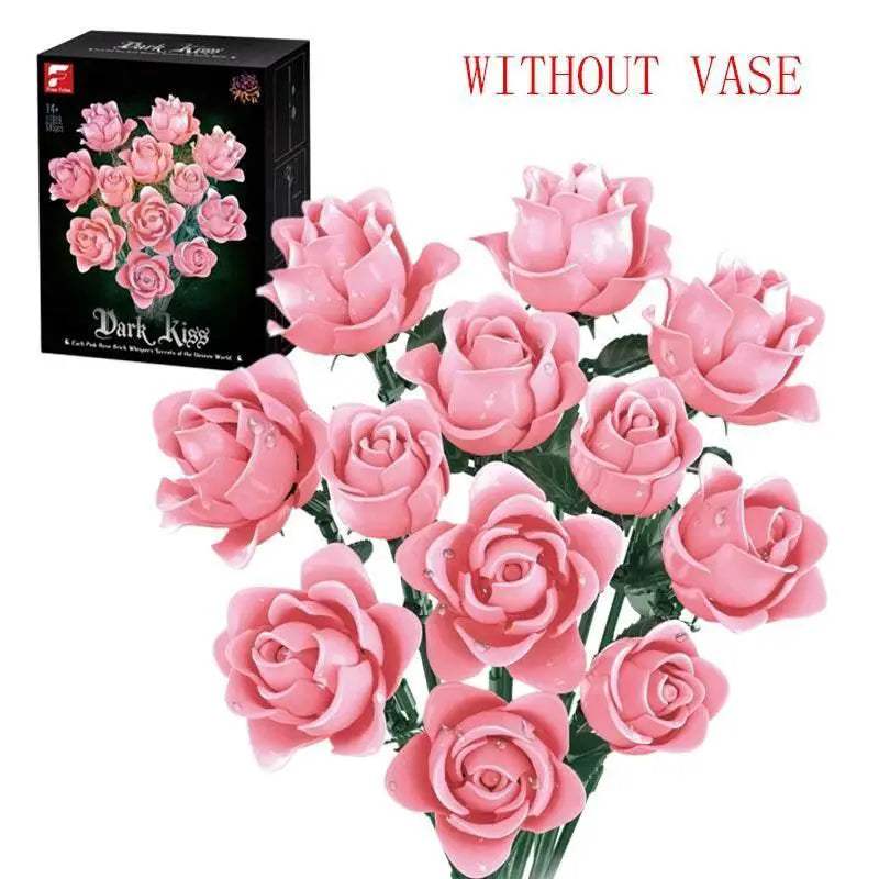 Deluxe Building Blocks Flower Bouquet Set For Home Decor - ToylandEU