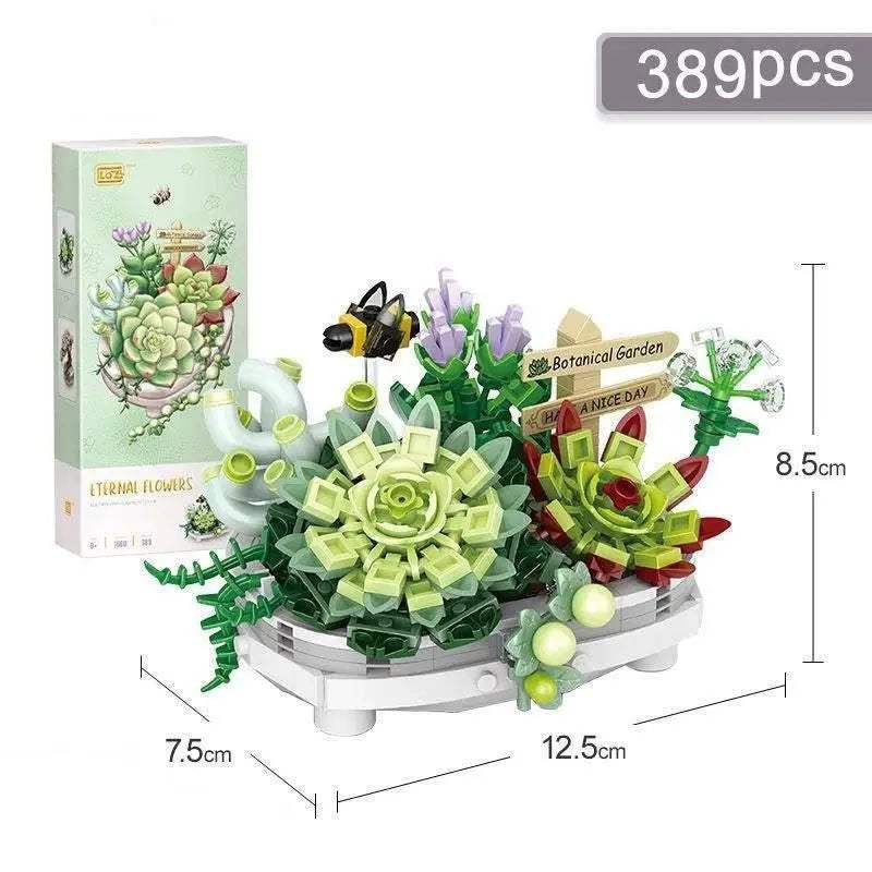  Deluxe Building Blocks Potted Flower Kit Toyland EU -  ToylandEU™