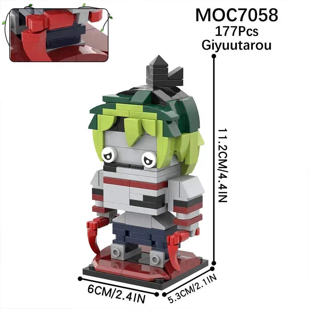 Demon Slayer Anime Figure Building Blocks Premium Set For Adults - ToylandEU